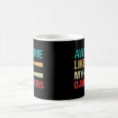 Mug Awesome Comme Mes Filles Drôle Fête des pères (Centre)