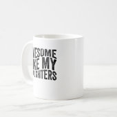 Mug Awesome Comme Mes Filles Papa Fête des pères (Devant gauche)