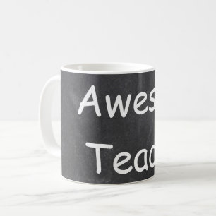 Mug Awesome enseignant Chalkboard Design Idée cadeau