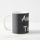 Mug Awesome enseignant Chalkboard Design Idée cadeau (Gauche)