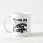 Mug Awesome Like My Daughter Men Funny Fathers Day Dad (Gauche)