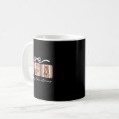 Mug Awesome Patchwork Santa Merry Christmas (Devant gauche)