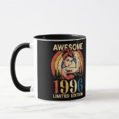 Mug Awesome Since 1996 Retro 30th Women's Birthday (Gauche)