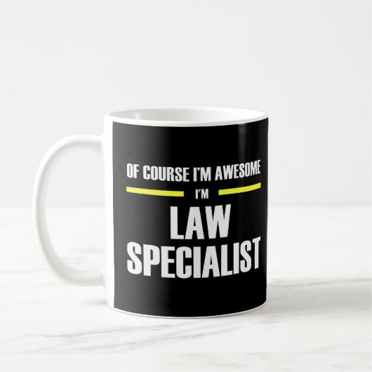Mug Awesome Spécialiste en droit (Gauche)