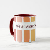 Mug Awesome Teacher Decent Design (Devant gauche)