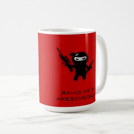 Mug Awesomesauce Ninja OP (Devant droit)