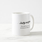 Mug Awesomesauce : Plus impressionnant (Devant droit)