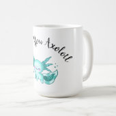 Mug Axolotl adorable joli dessin comme Love Pun (Devant droit)