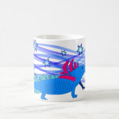 Mug Axolotl bleu avec étoiles (Centre)