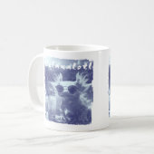 Mug Axolotl bleu en détresse Relaxalotl (Devant gauche)