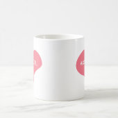Mug AXOLOTL Cœur d'amour rose (Centre)