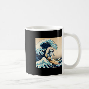 Mug Axolotl d'amour de surf de vague drôle de lézard d