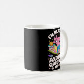 Mug Axolotl Drôle Prêt À Interroger Les Apprenants De (Devant droit)