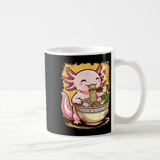 Mug Axolotl Eating Ramen Noodles  (Droite)