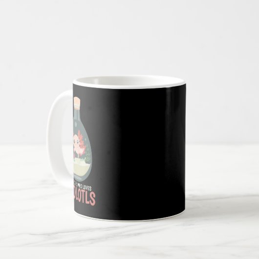 Mug Axolotl Fish Tank Axolotl Questions mignon Anime K (Devant gauche)