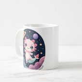 Mug Axolotl Mignon Espace Galaxie Cosmique Poussière d (Devant gauche)