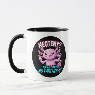 Mug Axolotl Sarcastique Pas de Patience Mème Drôle