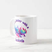 Mug Axolotls Lover propriétaire animal de compagnie ca (Devant gauche)