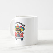 Mug Ay-Car-Amba Funny Mexicain Pun De Voiture (Devant gauche)