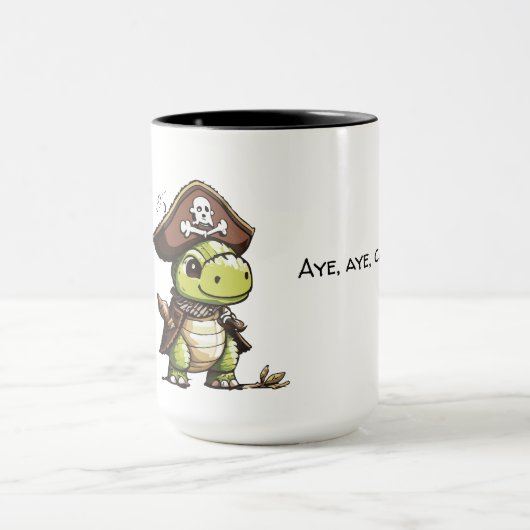 Mug Aye Aye Capitaine et le Pirate Dinosaur (Centre)