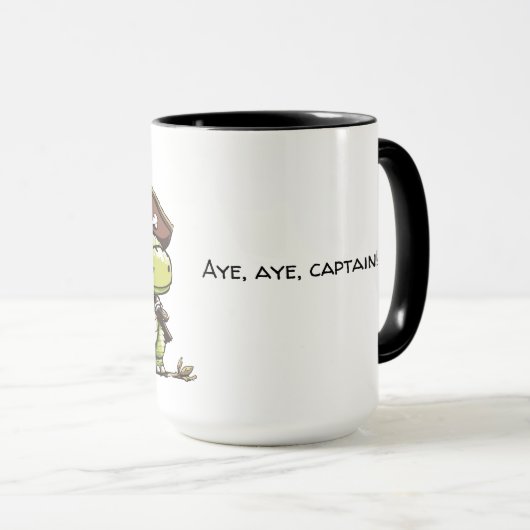 Mug Aye Aye Capitaine et le Pirate Dinosaur (Devant droit)
