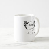 Mug Aye Aye Drôle - Cadeau d'animal mal dessiné bi (Devant droit)
