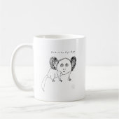 Mug Aye Aye Drôle - Cadeau d'animal mal dessiné bi (Gauche)