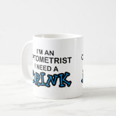 Mug Ayez besoin d'une boisson - optométriste (Devant gauche)