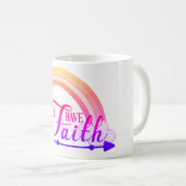 Mug Ayez Foi Arc-en-ciel (Devant droit)