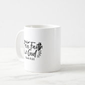 Mug Ayez foi en Dieu Mark 11:22 Citation Inspirationne (Devant gauche)