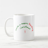 Mug ayez joyeux Noël de flocage (Gauche)