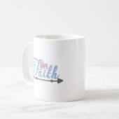 Mug Ayez la foi, 11h24 de marque de vers de bible (Devant gauche)