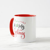 Mug Ayez Noël gai de houx (Devant gauche)