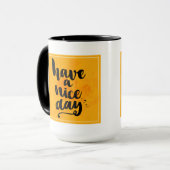 Mug Ayez un beau jour (Devant gauche)