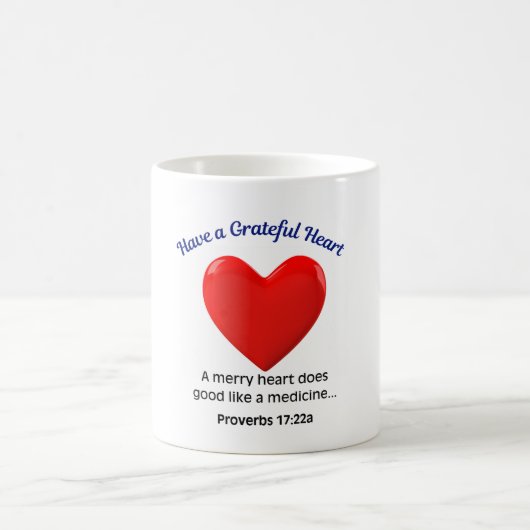Mug Ayez un cœur reconnaissant  (Centre)