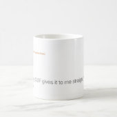 Mug Ayez un heureux dans l'AM (Centre)