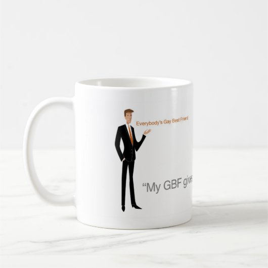 Mug Ayez un heureux dans l'AM (Gauche)