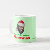 Mug Ayez un houx, Kwame, Noël (Devant gauche)