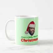 Mug Ayez un houx, Kwame, Noël (Gauche)