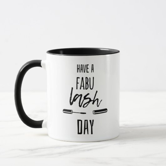 Mug Ayez un jour de mèche de Fabu (Gauche)