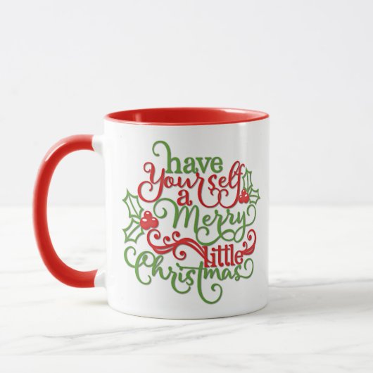 Mug Ayez Un Joyeux Petit Noël (Gauche)