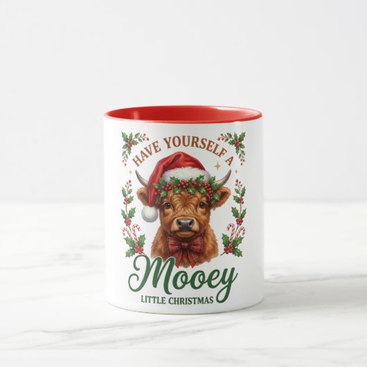 Mug Ayez un joyeux petit Noël Mooey (Centre)