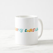 Mug Ayez un tour de Terre funky (Devant droit)