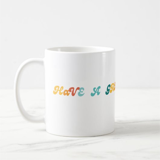 Mug Ayez un tour de Terre funky (Gauche)