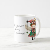 Mug Ayez un très joyeux ange de Noël (Devant droit)
