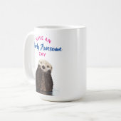 Mug Ayez une journée absolument géniale mignonne Otter (Devant gauche)