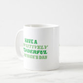 Mug Ayez une Saint-Patrick merveilleuse et péjorative (Devant gauche)