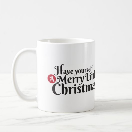 Mug Ayez vous-même une joyeuse petite souris de Noël (Gauche)