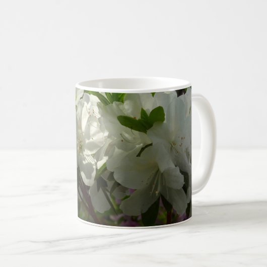 Mug Azalées Blancs Solaires Belles Fleurs De Printemps (Devant droit)