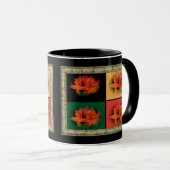 Mug Azalées orange (Devant droit)